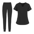 thumbnail image 2 of Unisex Scrub Set Enfermería Cuidado de la salud Terapeuta Enfermera Uniforme Suelto acogedor XXL Yuyangstore Pantalones superiores, 2 of 7
