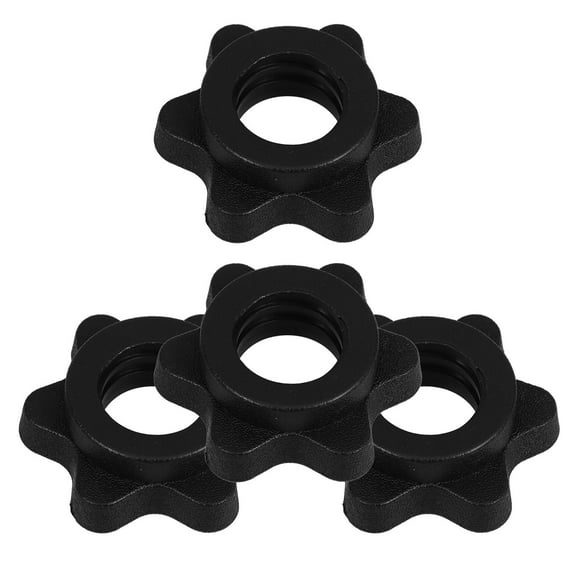 WRITWAA 4pcs Dumbbell Security Nuts for Barbell Accessories, Lightweight and Easy to Store, Safe Home Gym Workout Equipment