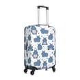 thumbnail image 6 of Cauagu Cute Hippos Print Travel Luggage Cover,Travel Dust-proof Suitcase Cover Softside Suitcase Protector for 18-32inch,Not Included Suitcase, 6 of 8
