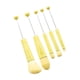 thumbnail image 5 of Juego de 5 brochas de maquillaje de ojos, brochas cosméticas, kit de herramientas de brochas de maquillaje de cejas portátiles con tubo de metal para, 5 of 9