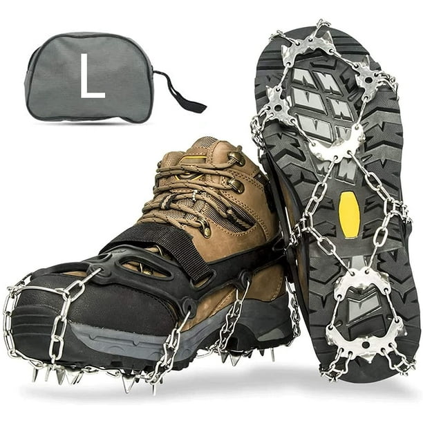 Crampons, Ice Fishing, Ice Cleats for Men Women Ice Snow Grips