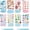 Style A+B, variant on Crystal Stacked 3D Building Stickers, 3D Stackable Stickers, 3DPuffy Cartoon Resin Decorative Sticker Kit, DIY 3DPuffy Sticker Kit for Stress Relief Pass the Time