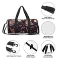 thumbnail image 4 of Balery Romantic Paris Bolsa de Gimnasio para Mujeres y Hombres, Bolsa de Viaje Impermeable, Bolsa de Fin de Semana con Compartimento para Zapatos y Bolsillo Húmedo, 4 of 6