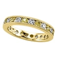 thumbnail image 2 of Karina B� Diamond and Yellow Sapphire Eternity Band, 2 of 9