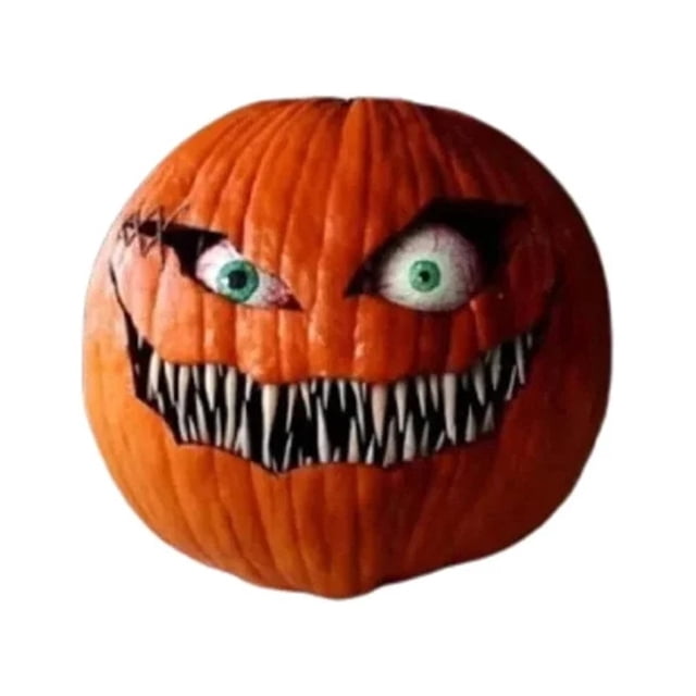 Estatua de calabaza, accesorios de diseño PumpkinFreak para Halloween, jardín de Halloween, estatua PumpkinFreak, decoración, accesorio artístico