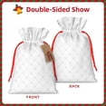 thumbnail image 2 of Fuzoiu Travel Around The World Airplane Print Christmas Gift Bag,Burlap Gift Bag with Drawstring Closure & Hang Tag,Perfect for Holidays, Birthdays, and Special Occasions-Small, 2 of 7