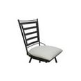 thumbnail image 3 of Jenna Outdoor/Indoor Bar Stool 30" NO Arms - Cream Fabric on Dark Nut Frame, 3 of 3