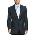thumbnail image 2 of Alfani Mens Sharkskin Two Button Blazer Jacket, Blue, 44 Regular, 2 of 2