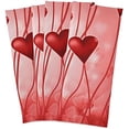 thumbnail image 2 of SKYSONIC Valentine's Day Love Heart Kitchen Towel Set of 1, Super Soft Absorbent Hand Towel Tea Towel Home Restaurant Tableware Cleaning Rag for Kitchen, Hotel, Beach, Bathroom, Gym, etc., 2 of 7