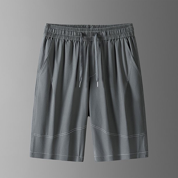 pstuiky Pantalones cortos de entrenamiento para hombre, Pantalones cortos casuales, transpirables y de uso diario para hombre, para playa y exteriores Pantalones cortos para correr para hombre