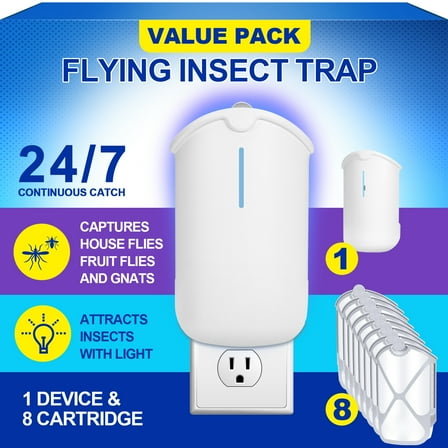 1Pcs Trap   8Pcs Refills Trap | Compatible with ZEVOM364A Refill - Use in Any Room