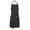 Black thick stripes, variant on WEIKE Halterneck cooking apron, adjustable neck strap, soft and comfortable fabric, suitable for restaurant kitchens