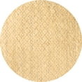 thumbnail image 1 of Ahgly Company Indoor Round Solid Brown Modern Area Rugs, 4' Round, 1 of 4