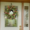 thumbnail image 3 of Spring Large Artificial Flower Wreath Front Door Wall Garland Home Party Decor, 3 of 7