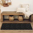 thumbnail image 4 of Black Gold Sun Moon Planet Pattern Bathroom Rugs Mat,Non Slip Microfiber Bathroom Rug,Rubber Backing,Soft Bathroom Mats for Bathroom Floor,Tub and Shower,47x17in(120x43cm), 4 of 5