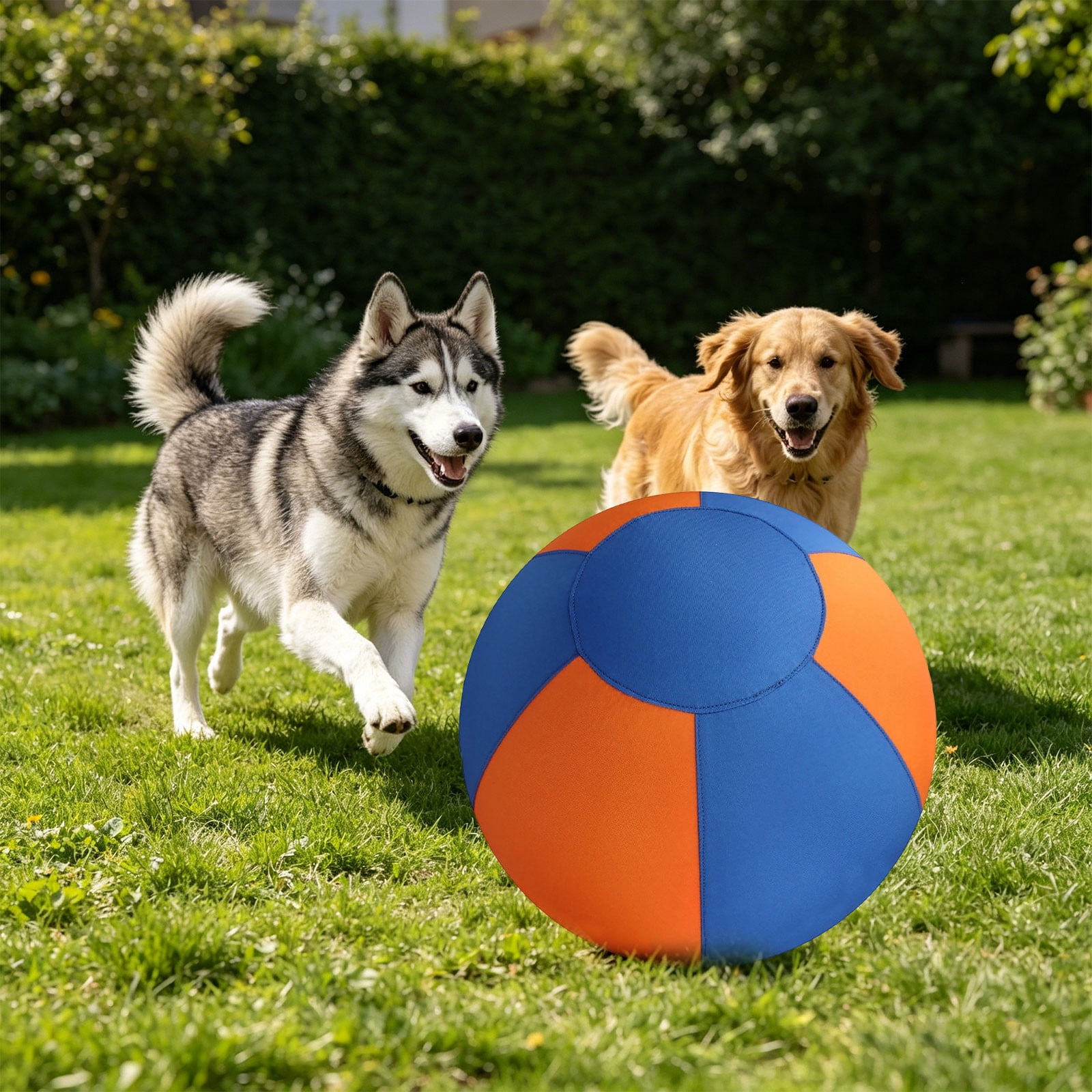 Herding Ball for Dogs, Durable Giant Dog Ball for Australian Shepherd, Cattle Dog, Border Collie for Outdoor Play S