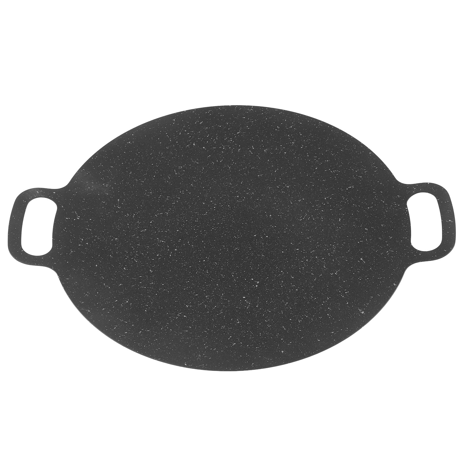 1pc Cast Iron Korean Bbq Grill Plate, Outdoor Cooking Griddle