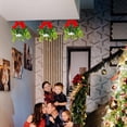 thumbnail image 6 of Christmas Mistletoe Ornaments Bouquet Artificial Mistletoe Branches Decor Floral Pick Hanging Decorative for Home Christmas Handmade Party Decorations, 6 of 6