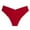 Red1, variant on yunLCZ Women's Cotton Underwear High Waist Women's Summer Wavy Edge V Shaped Waist Without Marks Ice Thong Underwear For Women Waist Cotton Crotch Stretch Cool Underwear for Women