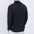 thumbnail image 6 of ZCFZJW Big and Tall Regular Fit Athletic T-Shirts for Men Lightweight Casual Long Sleeve Crewneck Basic Solid Color Pullover Sweatshirts Tops Black XXXL, 6 of 9