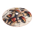 thumbnail image 2 of KLL Christmas Tree Skirt,Party Decorations Farmhouse for Christmas Decorations Holiday Party 30" -Cute Forest Mushrooms, 2 of 6