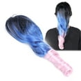 thumbnail image 3 of Extensiones de Cabello con Clip Fyydes Peluca de Cola de Caballo Rizada 55 cm 3 Colores Naturales, 3 of 6
