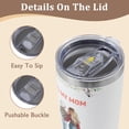 thumbnail image 4 of Ochapa 20oz Tumbler Stainless Steel Gifts for Mom from Daughter, Mothers Day Gift Cup, Mom Birthday Gifts for Mama, Travel Mug with Lid, Mom Coffee Cup, Gifts from Daughter for Mum Women, 4 of 7
