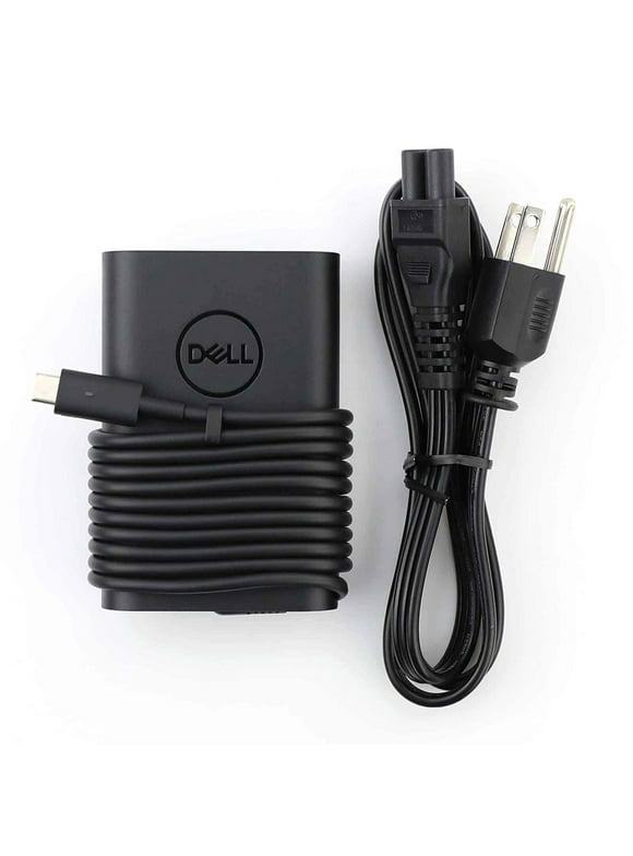 New Dell Laptop Charger 65W(Watt) AC Power Adapter With Type c(USB-C/USBC) Tip Include Power Cord For XPS 12, 9250 XPS 13 9350 9360 9365 9370 9380, Latitude 7370 7280 7480 5480 7275 5290 7490