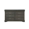 thumbnail image 4 of ACME Louis Philippe Dresser in Dark Gray, 4 of 6