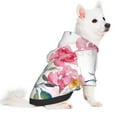 thumbnail image 2 of Bingfone Colorful Flowers Dog Clothes Hoodie, Pet Winter Coat,Puppy Sweatshirts For Small Dogs Boy Girl,Suitable For All Breeds-X-Small, 2 of 8