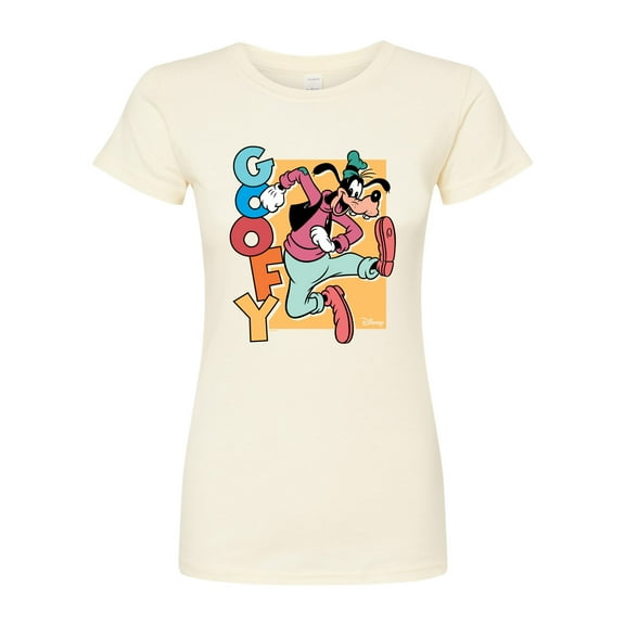 Disney - Goofy - Juniors Fitted Graphic T-Shirt