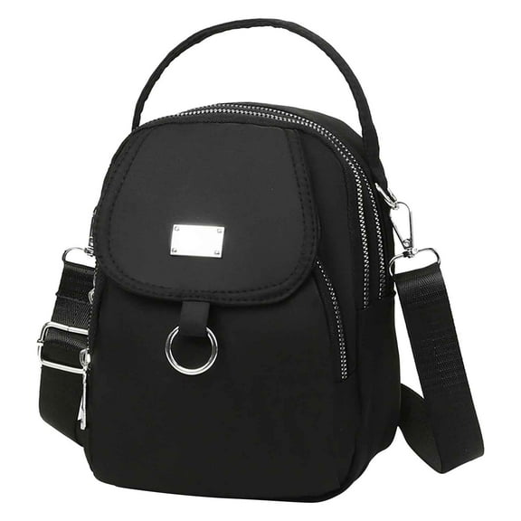 VOAVEKE Crossbody Purse, Backpack for Women Men, Water-proof Women Crossbody Bag, Multi Compartment Mobile Phone Bag Women Messenger Bag Casual Cloth Women Bag Shoulder