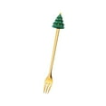 thumbnail image 3 of Christmas Tableware Spoon And Fork Christmas Forks Christmas Decor Tableware 4PCS Christmas Spoon Fork Set Stainless Steel Santa Christmas Tree Shaped Decor Tableware For Home, 3 of 6