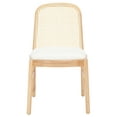 thumbnail image 6 of SAFAVIEH Couture Annmarie Contemporary Linen Solid Dining Chair, Natural (Set of 2), 6 of 16