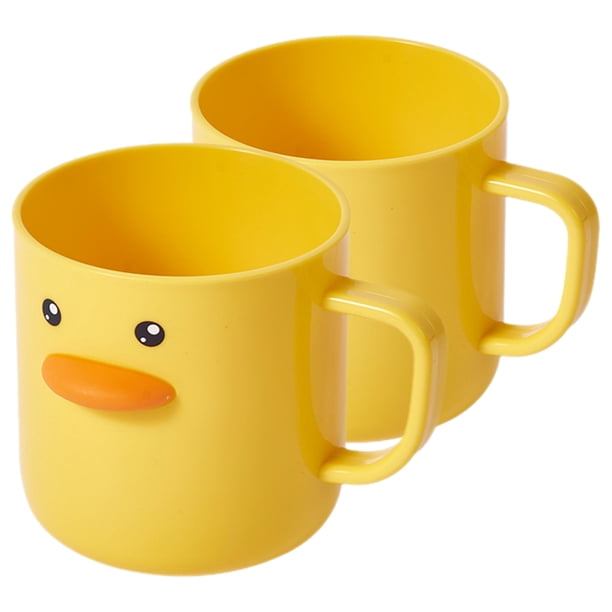 GOOHOCHY 2 vasos para baño, vasos para cepillos de dientes, vasos para enjuague bucal y soporte para cepillos de dientes.