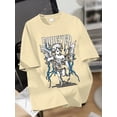 thumbnail image 3 of Boys' 8-12Y Forever Angel Graphic Short Sleeve T-Shirt Crew Neck Apricot Tee, 3 of 6