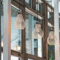 Masteelf Metal Lampshade Pendant Lamp Shade Hanging Light Shade Decorative Lamp Shade for Home Hotel