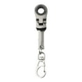 thumbnail image 3 of Bgsha Small 10mm Ratchet Spanner Portable Wrench with Key Chain 180 Degree Rotatable, 3 of 9
