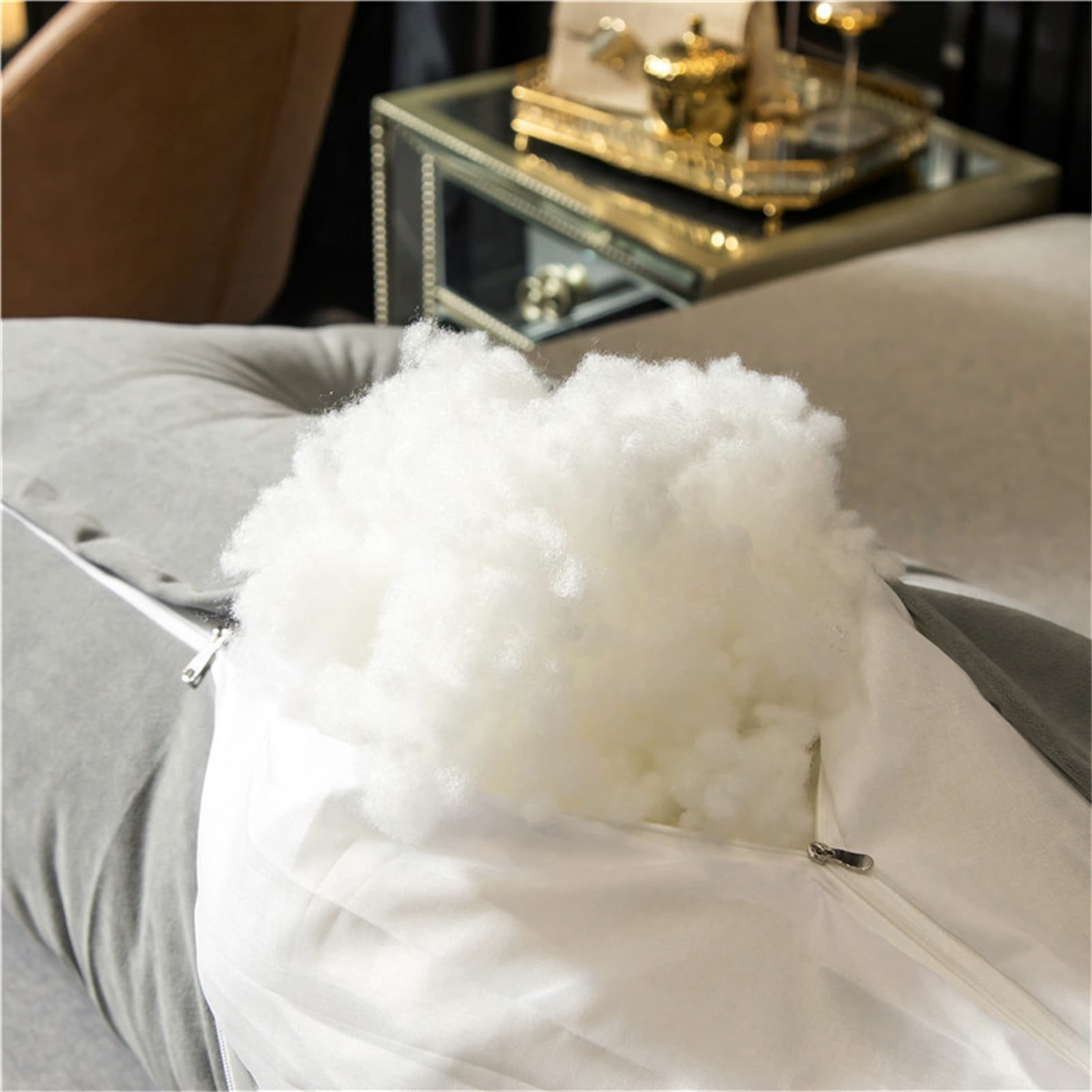 Headboard Pillow,Triangular Wedge Pillow Headboard,Wedge Headboard Pillow for Bed Sofa,Daybed Pillows for Sitting up,Reading or Working with Removable Cover,23.6*7.9*19.7Inch