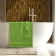 thumbnail image 5 of BELIZZI HOME 8 Piece Towel Set 100% Ring Spun Cotton, 2 Bath Towels 27x54, 2 Hand Towels 16x28 and 4 Washcloths 13x13 - Ultra Soft Highly Absorbent Machine Washable Hotel Spa Quality - Kiwi Green, 5 of 7