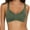 077-Green, variant on Smoothing Wireless Bras for Women Comfort Seamless Bra Full Coverage Push Up Bra Adjustable Padded Bra