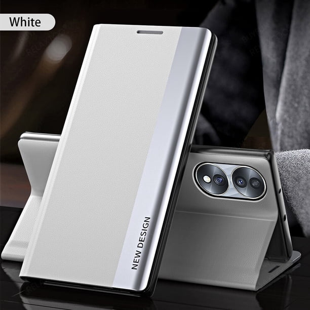 Funda de cuero con tapa magnética para teléfono Samsung, carcasa con soporte galvanizado para Galaxy A23, A53, A73, A33, 5G, A82, A13, A32, A22, A51 QYM unisex