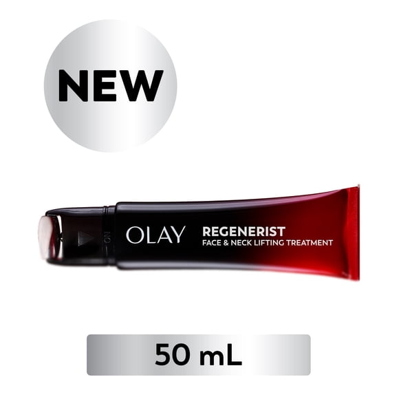 Olay Regenerist Neck and Face Roller, Neck Cream for Tightening and Firming, Anti-Aging Moisturizer for Women, Fragrance-Free, Anti-Wrinkle serum, Face Lift Cream with Hexa-Repair, NAD+