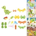 thumbnail image 1 of Dinosaurio divertido barro coloreado interacción entre padres e hijos juguete niños niños educativo braquiosaurio perfke Plastilina, 1 of 7