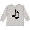 thumbnail image 3 of Inktastic Music Notes Musician Boys or Girls Long Sleeve Toddler T-Shirt, 3 of 5