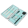 thumbnail image 3 of Juego de 6 herramientas profesionales para extensión de pestañas, pinzas, tijeras, pinceles y herramientas de maquillaje, 3 of 15