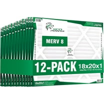18x20x1 Air Filter MERV 8 (12-Pack) - Pleated Air Conditioner HVAC AC Furnace Air Filters Replacement (18x20x1 12-Pack)