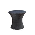 thumbnail image 4 of GDF Studio Skyline Outdoor Wicker Side Table, Black, 4 of 5