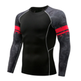 thumbnail image 3 of 2024pro Nueva camiseta de manga larga estampada para entrenamiento de baloncesto y carrera, transpirable, de secado rápido y ajustada para hombre, 3 of 5