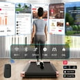 thumbnail image 6 of MJWW Walking Pad with 6% Incline, Under Desk Treadmill, 3 in 1 Portable Treadmill with Remote Control LED Display, 2.5 HP Quiet Walking Jogging Machine for Office Home Use, 300 Lbs Capacity, 6 of 16